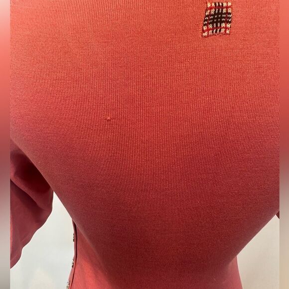 Burberry Women's Pink Short sleeve Silk Top T Shirt with Buttons Size Small - Picture 5 of 10